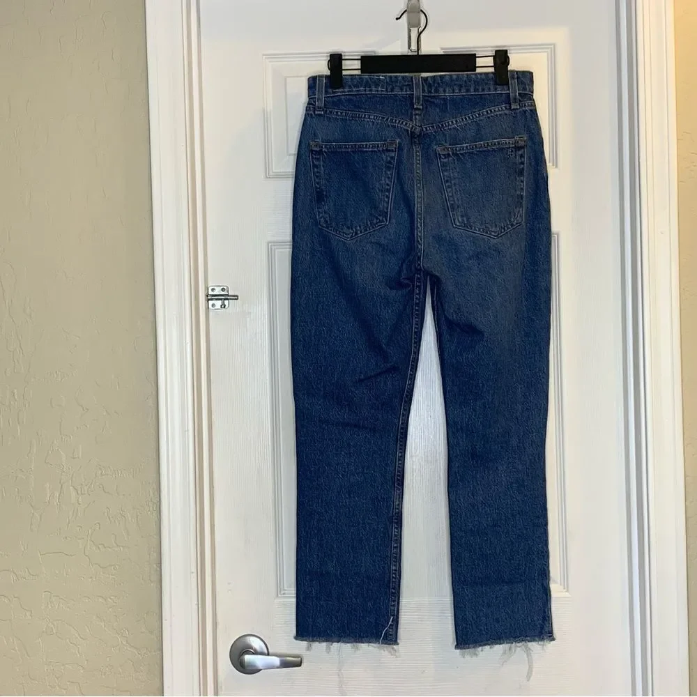 Rag & Bone Nina High-Rise Ankle Cigarette Jean in Monty Size 26